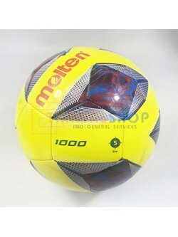 (ของแท้ 100%) ลูกฟุตบอล ลูกบอล molten F5A1000-Y ของแท้ ลูกฟุตบอลหนังเย็บ เบอร์5