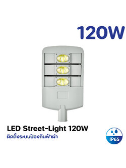 โคมไฟถนน LED 120W Model. GT-AB-120W-W
