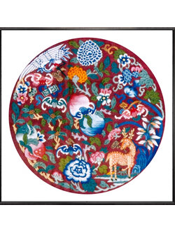 deer-1001 *พร้อมส่ง* ชุดปักครอสติช ลายกวางน้อยในสวนดอกไม้ (ปักเต็มผืนผ้า ไม่มีเดินเส้น ผ้า11CTพิมพ์ลาย ปัก 3 เส้นเล็ก) ขนาด 60*60 ซม.ผ้าครอสติช 11CTพิมพ์ลายปักบนผ้า ไหมคอตตอน 28 สี ผังลาย เข็ม