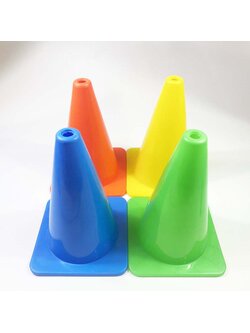 กรวยฝึกซ้อมฟุตบอล บาสเกตบอล วอลเลย์ และกีฬาอื่นๆ ความสูง 25cm