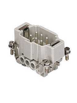 ILME รุ่น CNEM 06 T Male Insert heavy duty connector 6P 16A 500V size 47.27