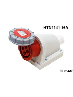 HTN1141 ปลั๊กตัวเมียติดลอย 3P+E 16A 380V IP67 6h
