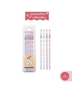 Mimi&Neko มาสเตอร์อาร์ต มิมิเนโกะ ดินสอดำ เกรด 2B จำนวน 12 แท่ง