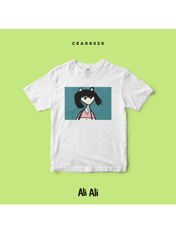 เสื้อยืด พิมพ์ลาย T-SHIRT Ali Ali Cat II CEA00520 #เสื้อ #เสื้อยืด #AliAli #SHOPTER