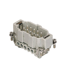 ILME รุ่น CNEM 10 T Male Insert heavy duty connector 10P 16A 500V size 57.27