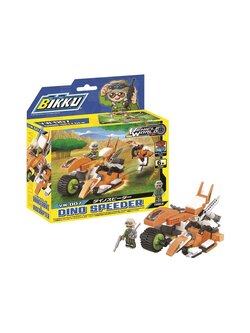 Block BIKKU Series 1 VW-007 DINO SPEEDER ชุดตัวต่อบิคคุ ไดโนสปีดเดอร์ ของเล่นเด็กลิขสิทธิ์แท้จากญี่ปุ่น
