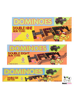 Game Puzzle Dominoes Toy เกมโดมิโน่ ตัวต่อของเล่น เกมสนุกสนาน เล่นในครอบครัว