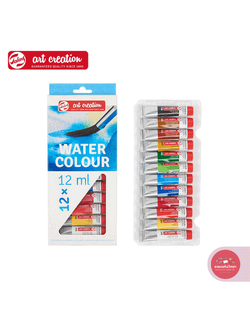 ชุดสีน้ำ Water Color อาร์ต ครีเอชั่น Talens Art Creation 12มล. 12 สี จำนวน 1 กล่อง