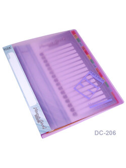 DC-206 16 หยัก ก-ฮ, สีม่วง