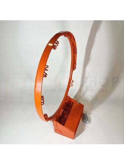 [เหล็กตันแบบสปริง] ห่วงบาสเกตบอล แบบสปริง เหล็กตัน 6หุน เส้นผ่านศูนย์กลาง 45cm มาตรฐานแข่ง แถมตาข่าย