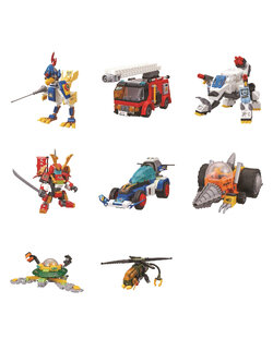 Block BIKKU Series 2 Vehicle World Set Variant ชุดตัวต่อบิคคุ ของเล่นเด็กลิขสิทธิ์แท้จากญี่ปุ่น ชุดที่ 2 มี 8 แบบ สินค้าลิขสิทธิ์ MagicLand6