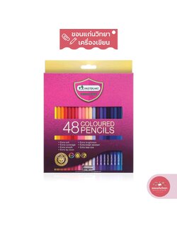 ดินสอสี Master Art มาสเตอร์อาร์ต สีไม้ หัวเดียว รุ่นใหม่ 48 สี จำนวน 1 กล่อง