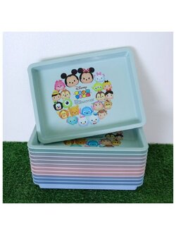 111-1-7 ถาดเหลี่ยม-สี ลาย Disney