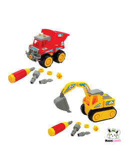 Toy Car Doraemon Fujiko DIY Toy Variant ของเล่นรถทรายชุดแยกส่วนประกอบโดราเอมอน ของเล่นเด็ก ลายการ์ตูนฟูจิโกะ