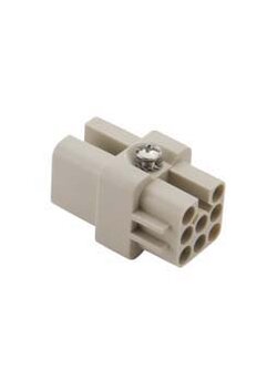 ILME รุ่น CDF 08 female Insert heavy duty connector 10A 50V size 21.21