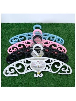 ไม้แขวนเสื้อหัวใจ แพ็ค 4 No.030 (PMP)