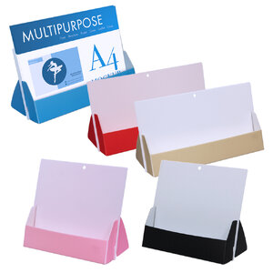 กล่องสมุดโน้ต กล่องแผ่นพับ A4 พีพีโฟมสแตนด์
