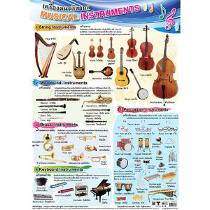 โปสเตอร์ความรู้ เครื่องดนตรีสากล No.176