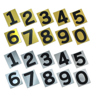 แผ่นตัวเลข 0-9 ขนาด 4.7x5.6 ซม