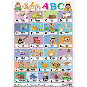 โปสเตอร์ความรู้ หัดอ่าน ABC No.060