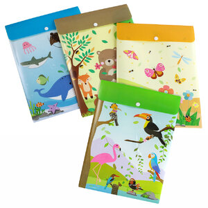 ซองกระดุม A4 ลายThe Nature