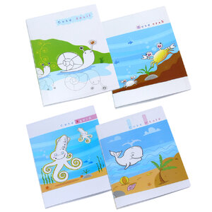 แฟ้มแคตตาล็อก A4 20 ช่อง ปกลายสัตว์ทะเล