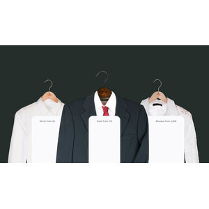 ราคาค่าซักแห้งเสื้อสูท (ทั่วโลก)