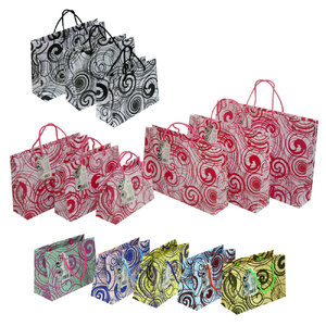 ถุงช้อปปิ้ง Greeting Bag แนวนอน ลาย Spiral