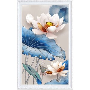 ลายดอกบัว ดอกกล้วยไม้