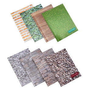 สมุดเขียน A5 ปกพลาสติก ลาย Texture