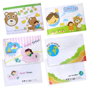 ซองกระดุม A4 แนวนอน ลาย FSDW