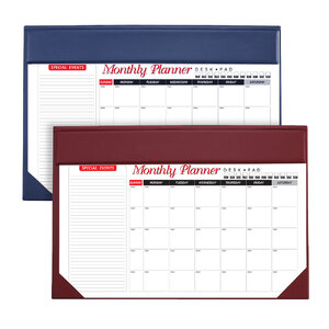 แผ่นรองเขียน PVC พร้อมปฏิทิน 39x55 ซม.