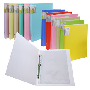 แฟ้มห่วง 3 ห่วง B4 พีพีโฟม พร้อมซองพลาสติก