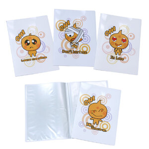 แฟ้มแคตตาล็อก A4 10ช่อง ปกลายโอนิ Oni