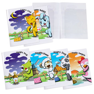 แฟ้มพับ A4 มีช่องใส่เอกสาร พิมพ์ลาย Head To Toe