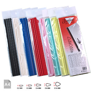 สันรูดพลาสติก ยาว 11.75 นิ้ว หน้าตัด C ชุด 10ชิ้น