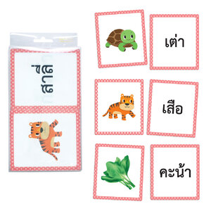 เกมจับคู่ บัตรคำ ที่ไม่มีตัวสะกด แม่ ก กา ET-221