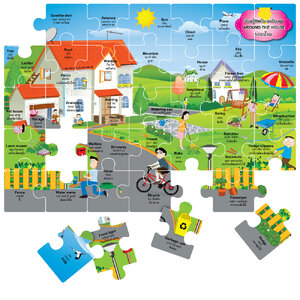 เกมจิ๊กซอว์ ชุด Around The House ET-591