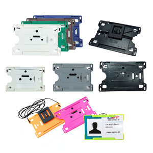 ป้ายชื่อคล้องคอ พลาสติกแข็ง