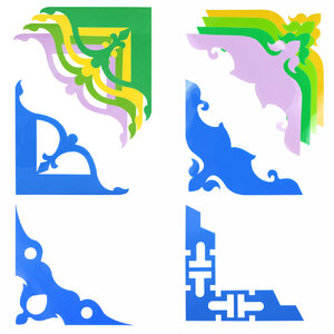 มุมบอร์ดพลาสติก PP Corner Board