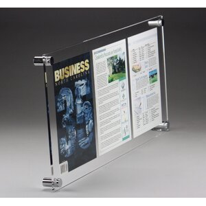 กรอบประชาสัมพันธ์ติดผนังแบบเจาะผนัง