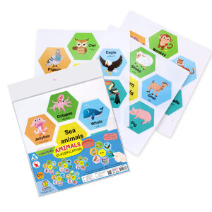 เกมต่อรังผึ้ง ชุดประเภทของสัตว์ Animals Classification