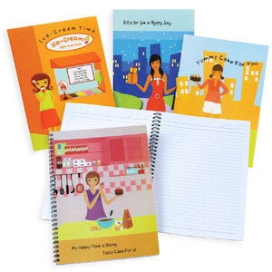 สมุดเขียน B5 ปกพลาสติก ลาย Relax