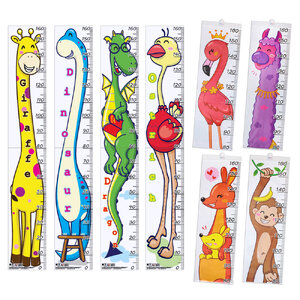 ที่วัดส่วนสูง 0-160ซม. ลายสัตว์โลก