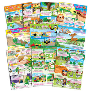 โปสเตอร์ความรู้ ชุดนิทาน2ภาษา ไทย-อังกฤษ