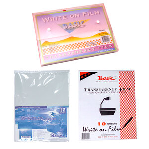 แผ่นใสชนิดเขียน A4 Write on Film BASIC