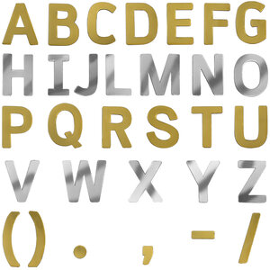 แผ่นตัวอักษร A-Z สูง 1.5 นิ้ว