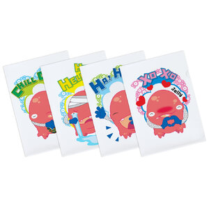 แฟ้มซอง A4 พิมพ์ลายเจลลี่