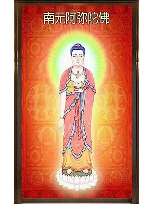 tep-2038 *พร้อมส่ง* ชุดภาพติดคริสตัลกลม ลายพระพุทธเจ้า (งานติดเต็มภาพ) ขนาด 40*60 ซม.คริสตัลกลม 35 สี อุปกรณ์ครบชุด