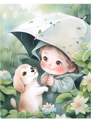 boy-1002 *พร้อมส่ง* ชุดปักครอสติช ลายเด็กน้อยกับน้องหมา (ปักเต็มผืนผ้า ไม่มีเดินเส้น ผ้า11CTพิมพ์ลาย ปัก 3 เส้นเล็ก) ขนาด 43*51 ซม.ผ้าครอสติช 11CTพิมพ์ลายปักบนผ้า ไหมคอตตอน 38 สี ผังลาย เข็ม